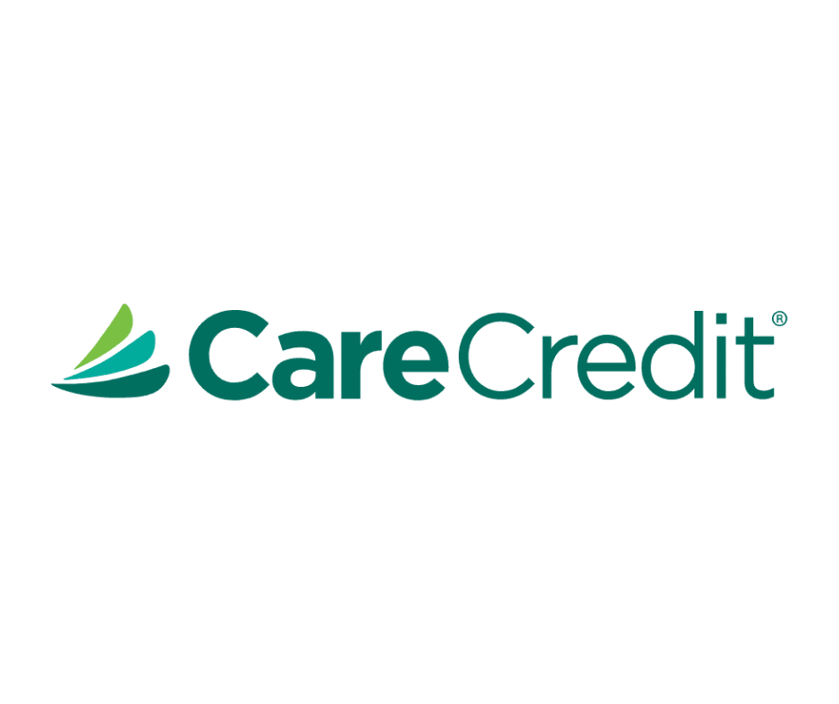 The CareCredit logo, representing a health and wellness credit card used for dental and medical financing.
