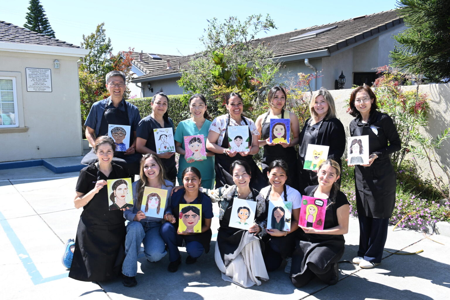 WBD Team photo paint day